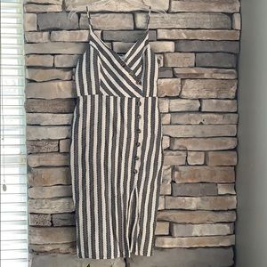 Harper Heritage striped dress with pockets